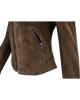 WOMAN LEATHER JACKET CODE: 28-W-2028-SUEDE (BROWN)